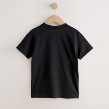 Load image into Gallery viewer, Black/ Brights Football Boot Relaxed Fit Short Sleeve Graphic Print T-Shirt (3-12yrs)
