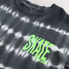 Load image into Gallery viewer, Black/White Relaxed Fit Tie Dye Graphic Print Short Sleeve T-Shirt (3-12yrs)
