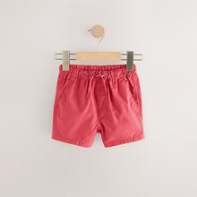Load image into Gallery viewer, Soft Red Pull On Shorts (3mths-6yrs)
