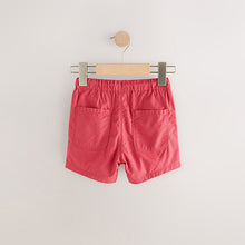 Load image into Gallery viewer, Soft Red Pull On Shorts (3mths-6yrs)

