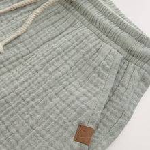 Load image into Gallery viewer, Sage Green Soft Textured Pull On Shorts (3mths-6yrs)
