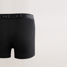 Load image into Gallery viewer, Black 5 Pack A-Front Cotton Rich Boxers 5 Pack
