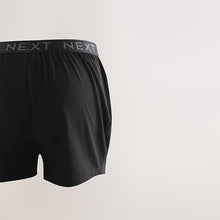 Load image into Gallery viewer, Black 5 Pack Loose Boxers
