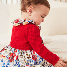 Load image into Gallery viewer, Baby Woven Prom Dress and Cardigan (0mths-18mths)
