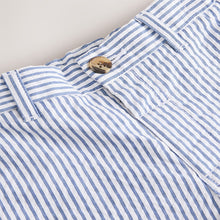 Load image into Gallery viewer, Blue Ticking Stripe Chinos Shorts (3mths-6yrs)
