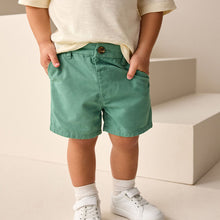 Load image into Gallery viewer, Green Chinos Shorts (3mths-6yrs)
