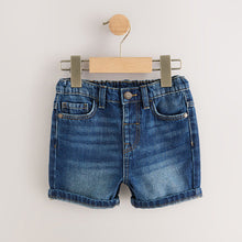 Load image into Gallery viewer, Mid Blue Denim Shorts (3mths-6yrs)
