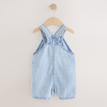 Load image into Gallery viewer, Light Blue Denim Slouch Dungarees (3mths-6yrs)

