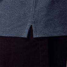 Load image into Gallery viewer, Denim Marl Regular Fit Short Sleeve Pique Polo Shirt
