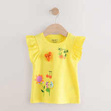 Load image into Gallery viewer, Red Flower Vest Tops 4 Pack (3mths-6yrs)
