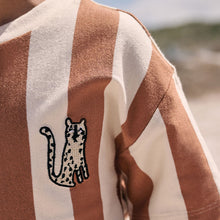 Load image into Gallery viewer, Brown Neutral Short Sleeve Stripe T-Shirt (3mths-6yrs)
