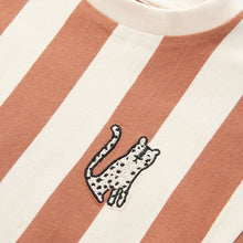 Load image into Gallery viewer, Brown Neutral Short Sleeve Stripe T-Shirt (3mths-6yrs)
