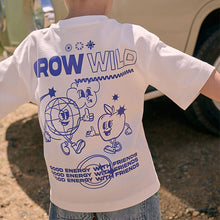 Load image into Gallery viewer, White Stay Cool &amp; Kind Short Sleeve Back Print T-Shirt (9mths-6yrs)
