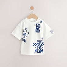 Load image into Gallery viewer, White Stay Cool &amp; Kind Short Sleeve Back Print T-Shirt (9mths-6yrs)
