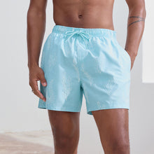 Load image into Gallery viewer, EMBD LIGHT BLUE LEAF
