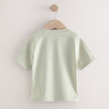Load image into Gallery viewer, Sage Green Lemon Simple Short Sleeve T-Shirt (3mths-6yrs)
