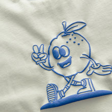 Load image into Gallery viewer, Sage Green Lemon Simple Short Sleeve T-Shirt (3mths-6yrs)
