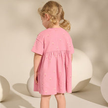 Load image into Gallery viewer, Pink Bunny Jersey Summer Dress (3mths-6yrs)
