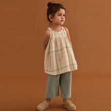 Load image into Gallery viewer, Orange/Pink Dress and Trousers Set (3mths-6yrs)
