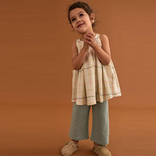 Load image into Gallery viewer, Orange/Pink Dress and Trousers Set (3mths-6yrs)
