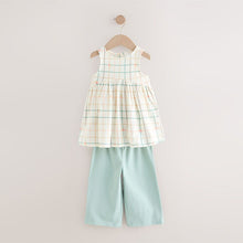 Load image into Gallery viewer, Orange/Pink Dress and Trousers Set (3mths-6yrs)
