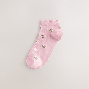 Spring Animals Trainer Socks 5 Pack