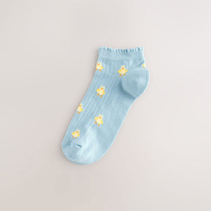 Spring Animals Trainer Socks 5 Pack
