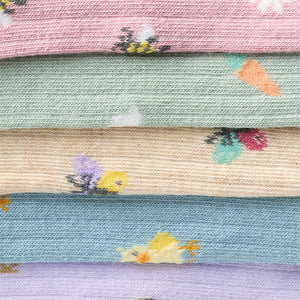 Spring Animals Trainer Socks 5 Pack