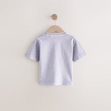 Load image into Gallery viewer, Purple Surf Vibes 100% Cotton Short Sleeve Graphic Print T-Shirt (3mths-6yrs)
