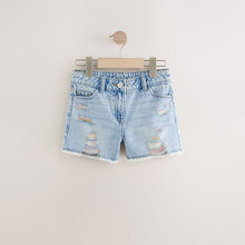Load image into Gallery viewer, Rainbow 100% Cotton Frayed Edge Distressed Shorts (3-12yrs)
