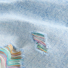 Load image into Gallery viewer, Rainbow 100% Cotton Frayed Edge Distressed Shorts (3-12yrs)
