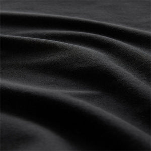 Black/Gold Chain Neck Detail 100% Cotton T-Shirt