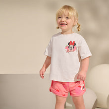 Load image into Gallery viewer, Pink/White Strawberry Disney Minnie Mouse and Daisy Duck T-Shirt and Shorts Set (3mths-6yrs)
