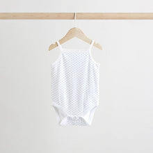 Load image into Gallery viewer, White Strawberry 5 Pack Vest Baby Bodysuits
