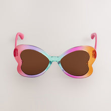 Load image into Gallery viewer, Rainbow Kids Novelty Butterfly Sunglasses

