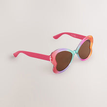 Load image into Gallery viewer, Rainbow Kids Novelty Butterfly Sunglasses
