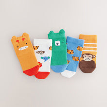 Load image into Gallery viewer, Bright Character Baby Socks 5 Pack (0-12mths)
