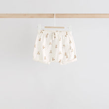 Load image into Gallery viewer, Neutral Bear Print Top and Shorts Baby Set (0mths-18mth)

