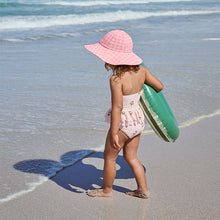 Load image into Gallery viewer, Pink Check Swim Hat (1-6yrs)
