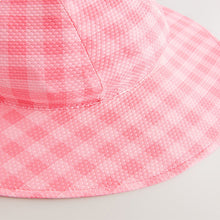 Load image into Gallery viewer, Pink Check Swim Hat (1-6yrs)
