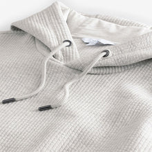 Load image into Gallery viewer, Grey Marl Linear Texture Hoodie
