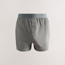Load image into Gallery viewer, Grey 5 Pack Loose Cotton Rich Boxers
