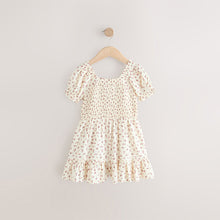 Load image into Gallery viewer, Pink Ditsy Shirred Playsuit (3-12yrs)
