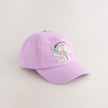 Load image into Gallery viewer, Pink Unicorn Baseball 100% Cotton Cap (3-10yrs)
