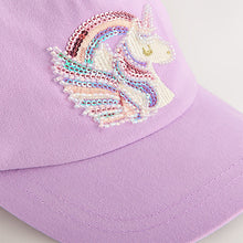 Load image into Gallery viewer, Pink Unicorn Baseball 100% Cotton Cap (3-10yrs)

