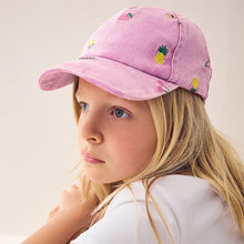 Load image into Gallery viewer, Pink 100% Cotton Denim Baseball Cap (1-6yrs)
