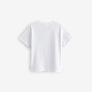 Ecru White Oversized Van Gogh Artist License T-Shirt (3-12yrs)