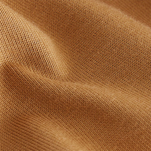 Ochre Yellow Heavyweight Short Sleeve Crew Neck T-Shirt