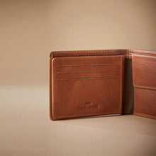 Load image into Gallery viewer, Tan Brown Signature Leather Extra Capacity Wallet
