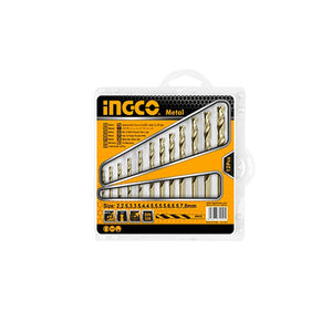 INGCO 12PCS HSS TWIST DRILL BITS SET